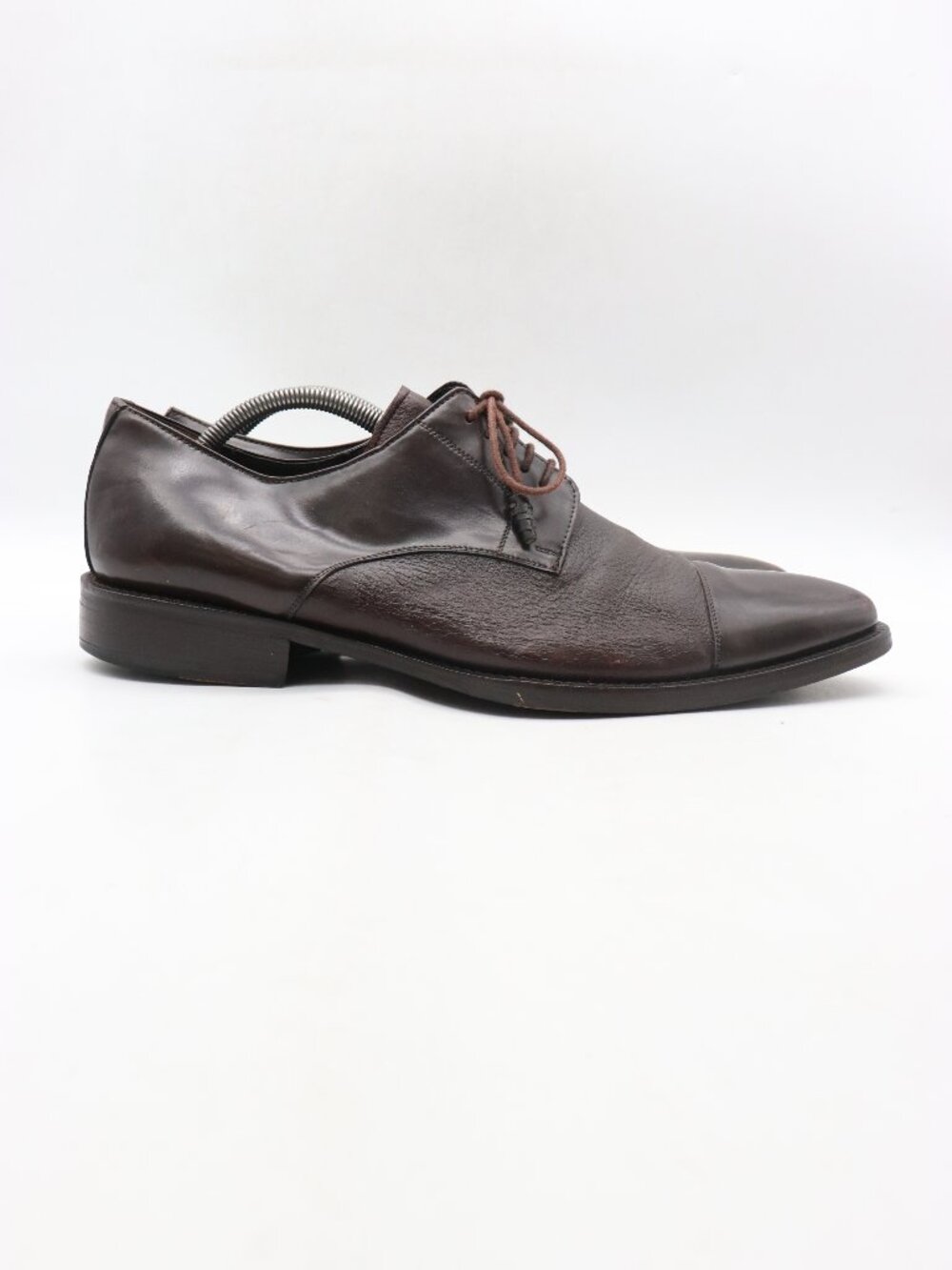 Mezlan Cap Toe Men's Size 11.5 M Dark Brown Leather Oxford Dress Shoes